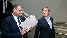 Saulius Skvernelis ir Ramūnas Karbauskis