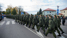 Motorizuotosios pėstininkų brigados &bdquo;Žemaitija&ldquo; &scaron;auktinių priesaika