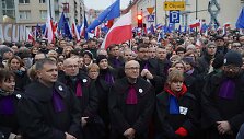 Lenkijos teisėjų protestas Var&scaron;uvoje 2020-ųjų pradžioje