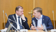 Saulius Skvernelis ir Ramūnas Karbauskis