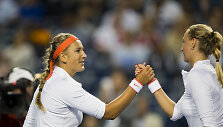 Viktorija Azarenka ir Petra Kvitova