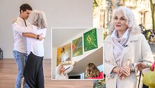 Janina Keparutė su Deividu Me&scaron;kausku