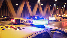Vilniaus kelių policijos naktinis reidas sostinės gatvėse