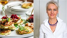 Nida Degutienė ir jos kepti blyneliai su pagardu