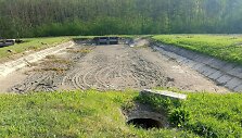 Atviras &scaron;ulinys Karolini&scaron;kių lietaus nuotekų valykloje