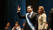 Gvatemalos prezidentu prisaikdintas Jimmy Moralesas