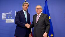 Johnas Kerry ir Jeanas-Claude'as Junckeris