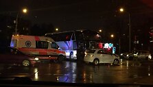 Autobuso ir lengvojo automobilio avarija