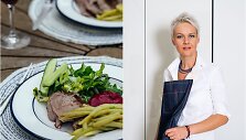 Nida Degutienė ir jos ruo&scaron;tas patiekalas