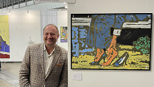 TSEKH galerijos vadovas Oleksandras Ščeluščenka meno mugėje &bdquo;ArtVilnius'21&ldquo;