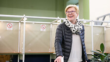 Ingrida &Scaron;imonytė balsavo Prezidento rinkimuose