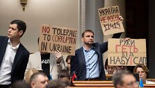 Protestas prie&scaron; korupciją Ukrainoje / ANDRII NESTERENKO / AFP