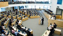 Premjeras Algirdas Butkevičius pristatė Vyriausybės metinę ataskaitą.