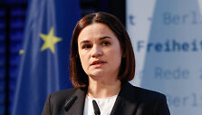 Baltarusijos opozicijos lyderė Sviatlana Cichanouskaja