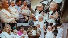 Elena ir Tadas Bruzguliai su dvynėmis Liucija ir Elžbieta
