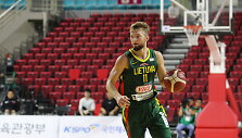 Paskutinis kontrolinis mačas: Lietuva &ndash; Čekija. Domantas Sabonis