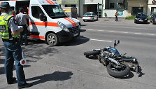 Alytuje avariją patyrė motociklo vairuotojas