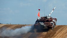 Tankų biatlono varžybos Rusijoje
