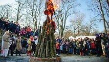 Užgavėnės VDU Kauno botanikos sode