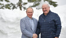 Vladimiras Putinas ir Aliaksandras Luka&scaron;enka