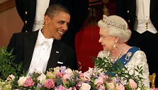 Barackas Obama su karaliene Elizabeth II