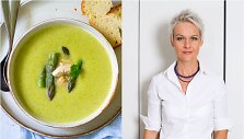 Nida Degutienė ir jos virta trinta vi&scaron;tienos ir smidrų sriuba