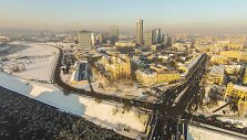 Žiemi&scaron;kas Vilnius i&scaron; auk&scaron;tai