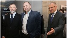 Augustinas ir Artūras Rakauskai (nuotr. kairėje) ir jų partneris Alvydas Žabolis at&scaron;aukia savo pasitraukimą i&scaron; &bdquo;Danpower Baltic&ldquo;