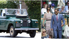 Pippa Middleton su broliu į Vimbldono turnyrą atvažiavo vintažiniu &bdquo;Land Rover&ldquo;