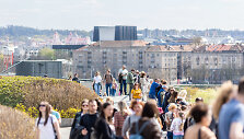 Vilniečiai džiaugėsi &scaron;ilta sekmadienio popiete