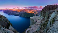 Preikestolen uola, Norvegija 