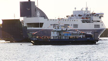 &bdquo;DFDS Seaways&ldquo; ir i&scaron; Klaipėdos į Smiltynę keliantis keltas