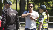 Andrius Kandelis avarijos vietoje