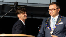 Ignas Vėgėlė ir Mindaugas Kukaitis