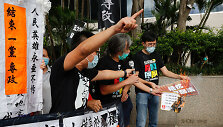 Protestuotojai Honkonge