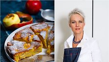 Nida Degutienė ir jos keptas prancūzi&scaron;kas obuolių pyragas 