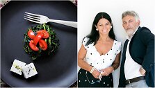 Jurga ir Paulius Jurkevičiai ir jų ruo&scaron;tas patiekalas