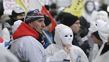 Protestas prie&scaron; karantino suvaržymus Var&scaron;uvoje