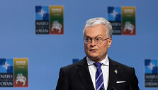 Gitano Nausėdos ir NATO Generalinio Sekretoriaus Jenso Stoltenbergo spaudos konferencija