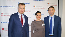 Ambasadorius Darius Degutis, UAB Statoil Fuel  Retail Lietuva Degalinių tinklo departamento direktorė Daiva Pivoriunienė, klubo koordinatorius Giedrius Garbinčius