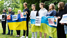 Piketas Boriso Nemcovo skvere