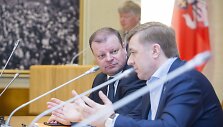 Saulius Skvernelis ir Ramūnas Karbauskis