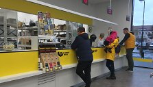 Klaipėdos centrinio pa&scaron;to skyrius i&scaron; istorinio pastato Liepų gatvėje perkeltas į naujas patalpas Herkaus Manto gatvėje. 