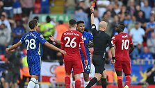 &bdquo;Liverpool&ldquo; &ndash; &bdquo;Chelsea&ldquo; rungtynėse raudona kortelė buvo parodyta Reece'ui Jamesui