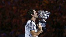 Rogeris Federeris nugalėjo Rafaelį Nadalį ir tapo &bdquo;Australian Open&ldquo; čempionu