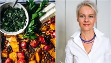 Nida Degutienė ir jos ruo&scaron;tas patiekalas