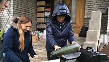 Trečiadienį Vitės kvartale buvo renkamos čia augintos daržovės. Bus tiriama, ar jos nėra užter&scaron;tos sunkiausiais metalais.
