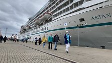 Į Klaipėdą po dvejų metų pertraukos įplaukė kruizinis laivas, atplukdęs beveik 700 turistų. 
