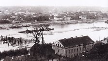 Nemune nuskandinti laivai ties Linksmakalniu Kaune, 1915 m.
