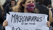 Protestas prie&scaron; &bdquo;Macronavirusą&ldquo;